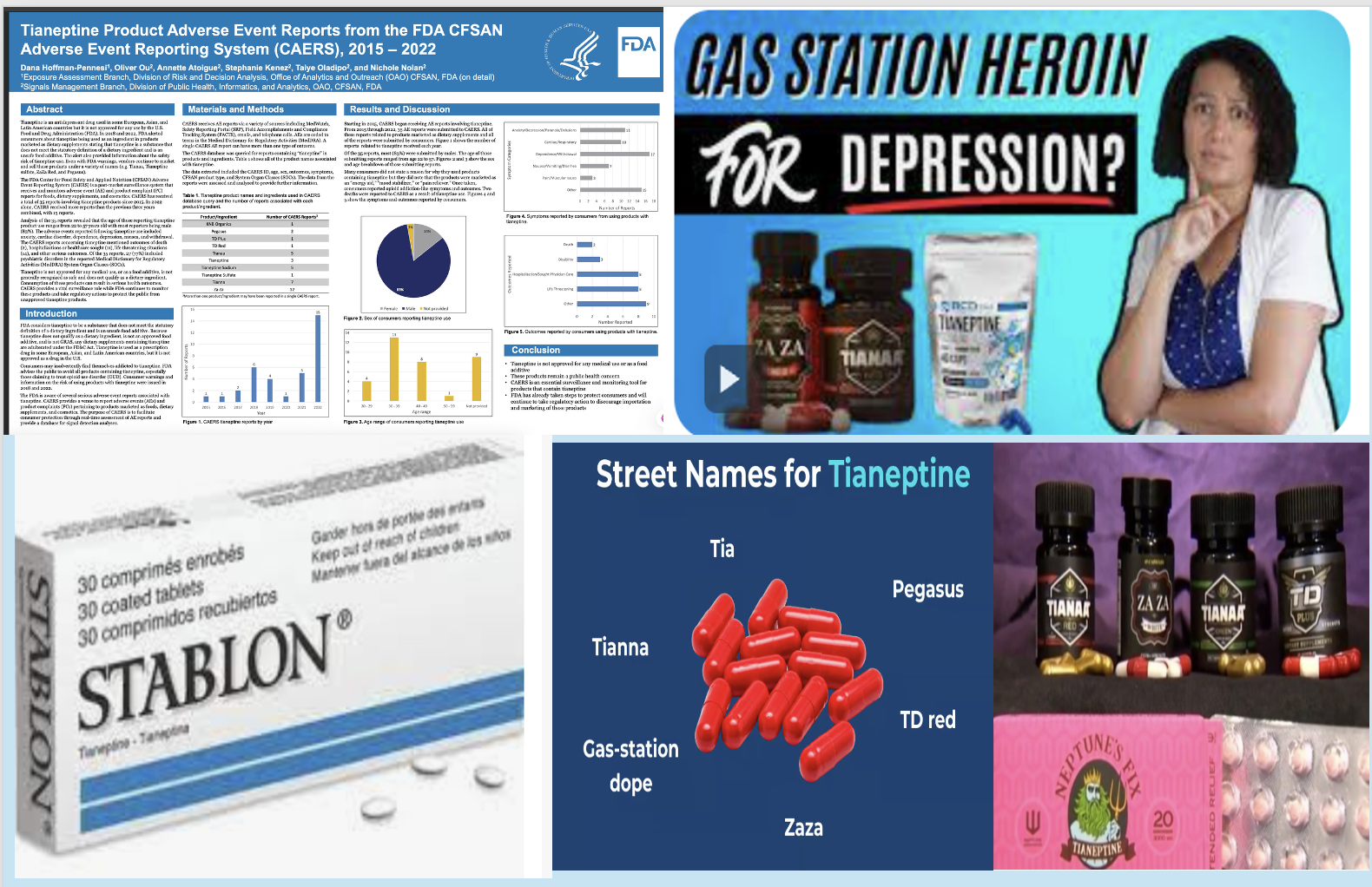 GAS STATION HEROIN: TIANEPTINE